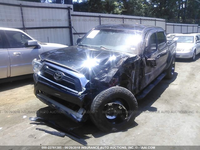 5TFLU4EN9DX079226 - 2013 TOYOTA TACOMA DOUBLE CAB შავი ფოტო 2