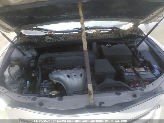 4T1BE46K37U501070 - 2007 TOYOTA CAMRY NEW GENERAT CE/LE/XLE/SE GOLD photo 10