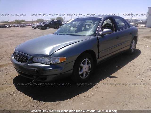 2G4WB52K541325989 - 2004 BUICK REGAL LS GRAY photo 2