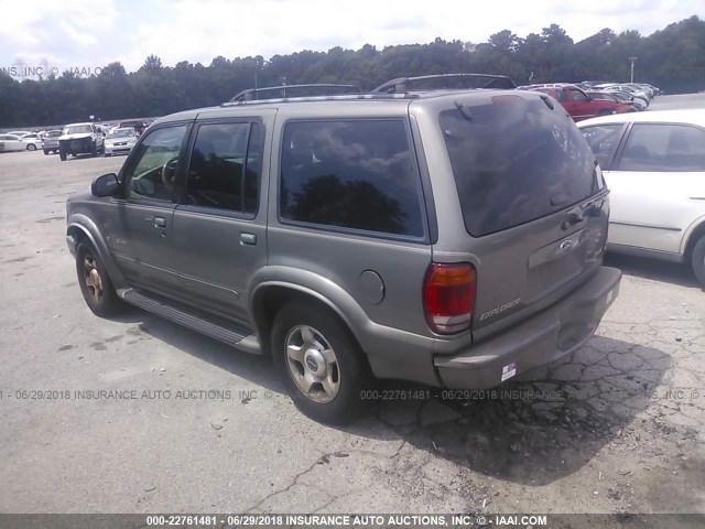 1FMDU65P7YZC04182 - 2000 FORD EXPLORER LIMITED GRAY photo 3