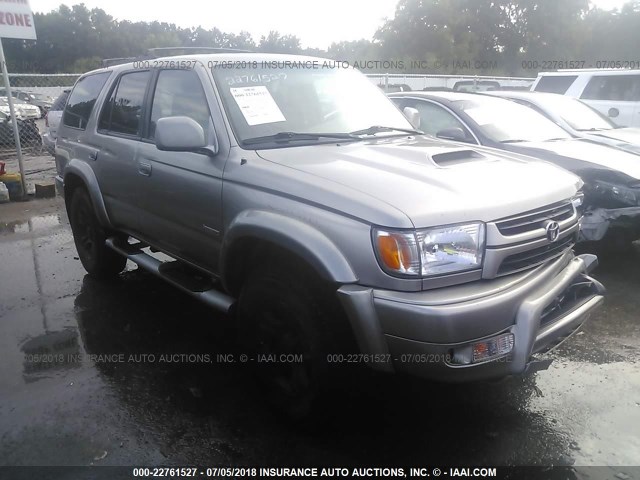 JT3HN86R920375496 - 2002 TOYOTA 4RUNNER SR5 GRAY photo 1