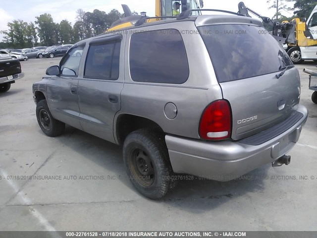 1B4HS28Y8XF615306 - 1999 DODGE DURANGO GRAY photo 3