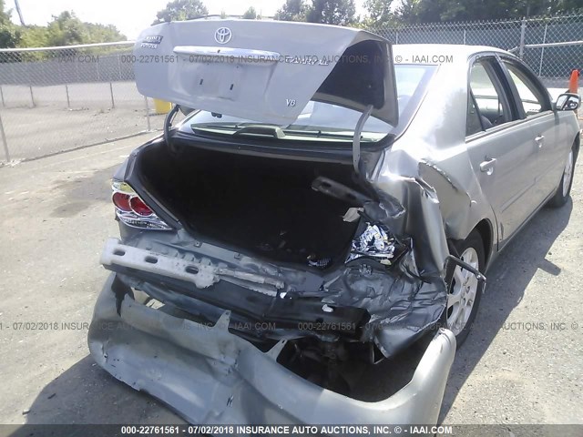 4T1BF30K26U630187 - 2006 TOYOTA CAMRY LE/XLE/SE 银色 照片 6