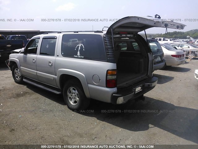 1GNFK16Z34J219901 - 2004 CHEVROLET SUBURBAN K1500 ვერცხლისფერი ფოტო 3