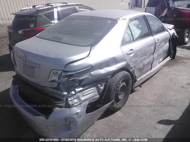 4T1BE46K47U629723 - 2007 TOYOTA CAMRY NEW GENERAT CE/LE/XLE/SE SILVER photo 4