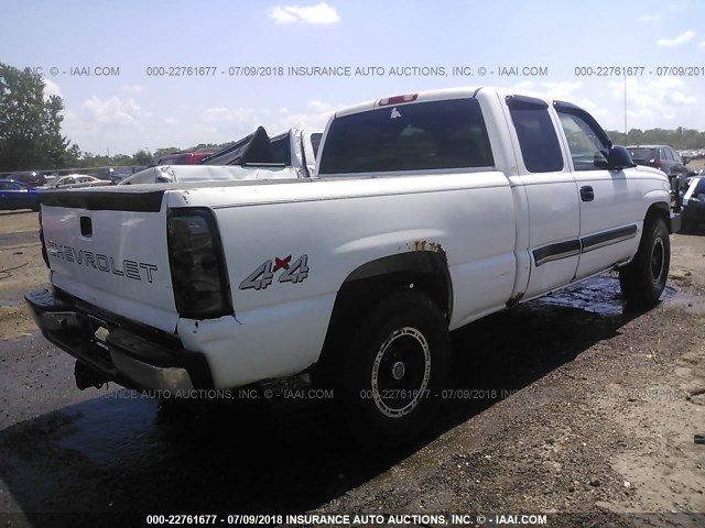 2GCEK19V231275575 - 2003 CHEVROLET SILVERADO K1500 WHITE photo 4