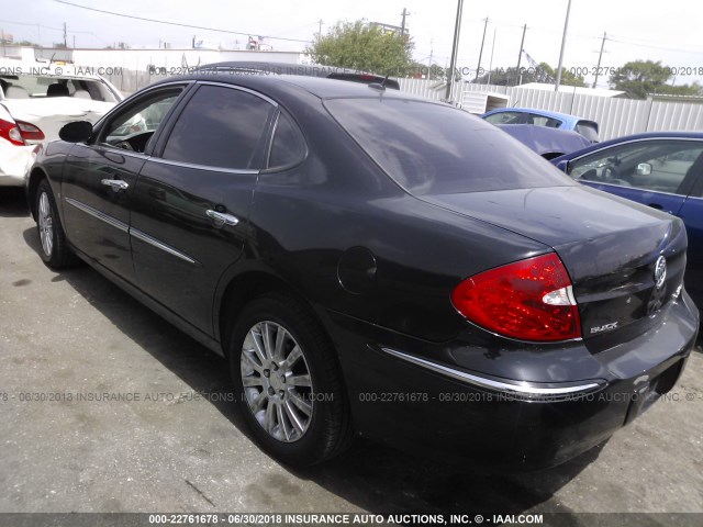 2G4WE587581147565 - 2008 BUICK LACROSSE CXS BLACK photo 3