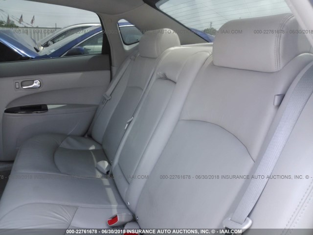 2G4WE587581147565 - 2008 BUICK LACROSSE CXS BLACK photo 8