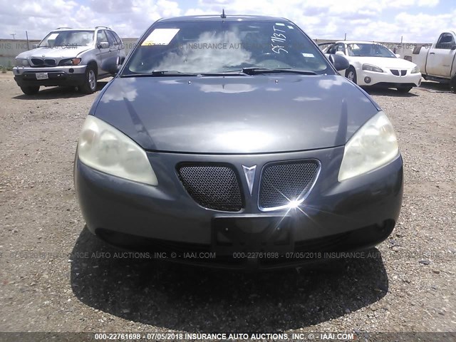 1G2ZM551764246320 - 2006 PONTIAC G6 GTP GRAY photo 6