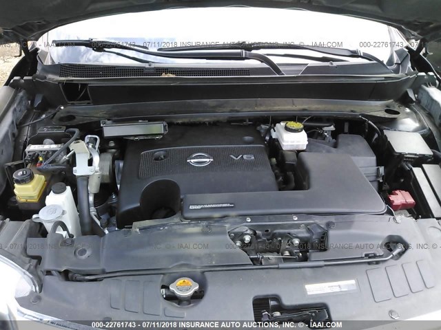 5N1AR2MN3GC653101 - 2016 NISSAN PATHFINDER S/SV/SL/PLATINUM BLACK photo 10