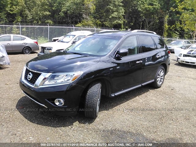 5N1AR2MN3GC653101 - 2016 NISSAN PATHFINDER S/SV/SL/PLATINUM BLACK photo 2