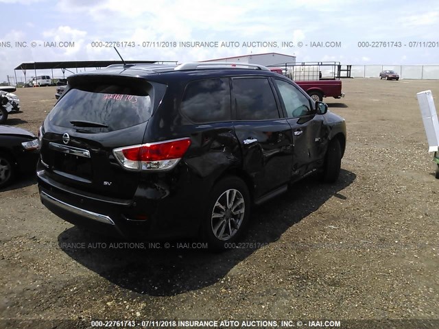 5N1AR2MN3GC653101 - 2016 NISSAN PATHFINDER S/SV/SL/PLATINUM BLACK photo 4