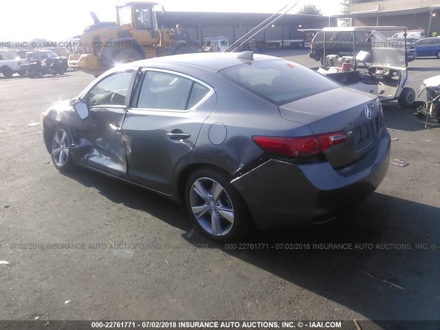 19VDE1F54EE005141 - 2014 ACURA ILX 20 PREMIUM GRAY photo 3