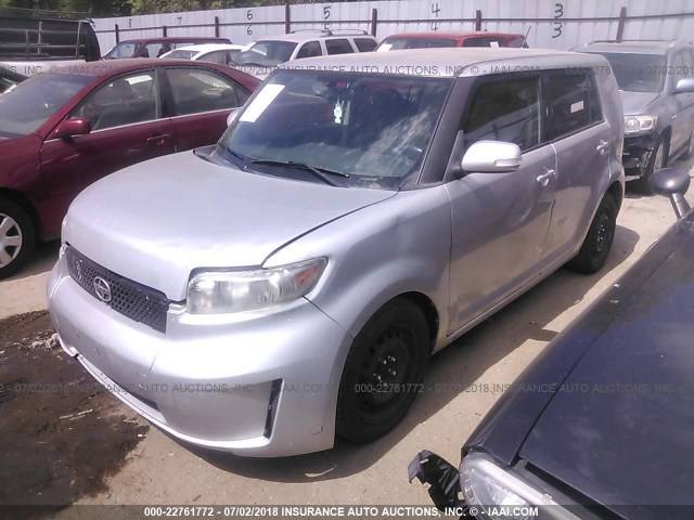 JTLKE50E681007564 - 2008 TOYOTA SCION XB SILVER photo 2