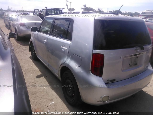 JTLKE50E681007564 - 2008 TOYOTA SCION XB SILVER photo 3