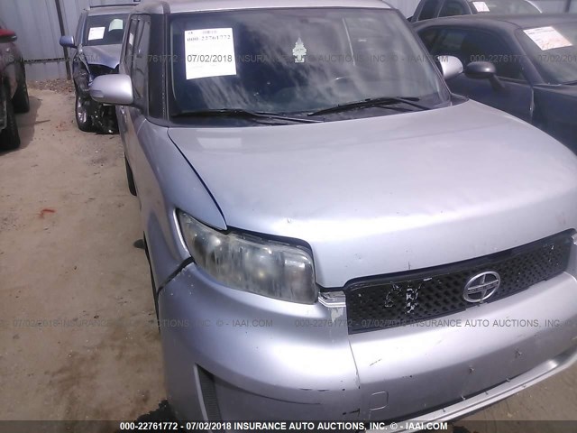 JTLKE50E681007564 - 2008 TOYOTA SCION XB SILVER photo 6
