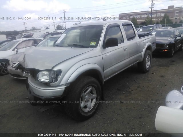 5TEHN72N74Z461028 - 2004 TOYOTA TACOMA DOUBLE CAB TAN photo 2