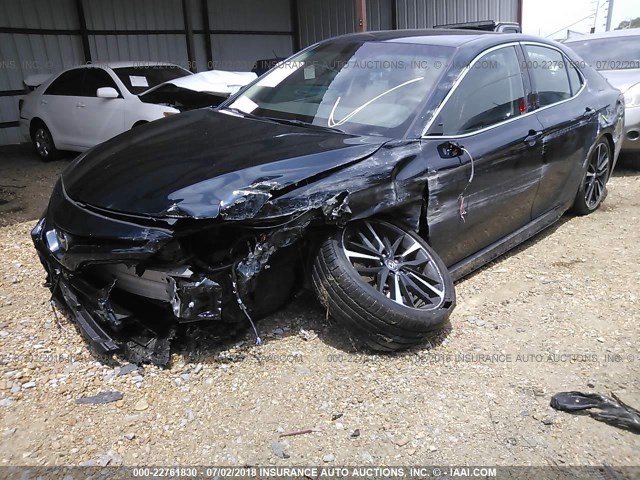 4T1B61HK0JU501947 - 2018 TOYOTA CAMRY XSE Dark Blue photo 6