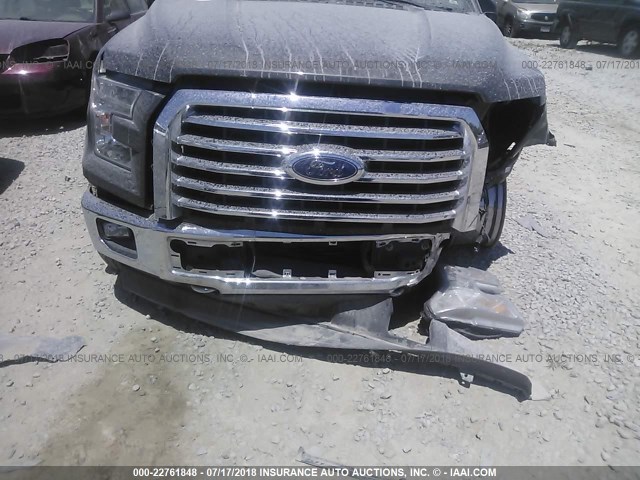 1FTEW1EP2HKD39875 - 2017 FORD F150 SUPERCREW GRAY photo 6