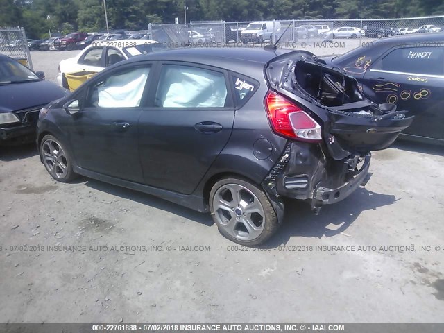 3FADP4GX7HM163508 - 2017 FORD FIESTA ST 灰色 照片 3