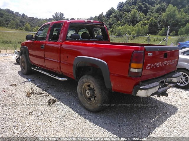 1GCHC29UX1E104737 - 2001 CHEVROLET SILVERADO C2500 HEAVY DUTY RED photo 3