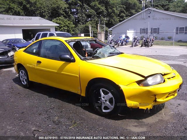 1G1JF12F037170745 - 2003 CHEVROLET CAVALIER LS YELLOW photo 1