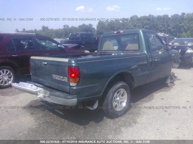 4F4YR12CXXTM05420 - 1999 MAZDA B2500 GREEN photo 4