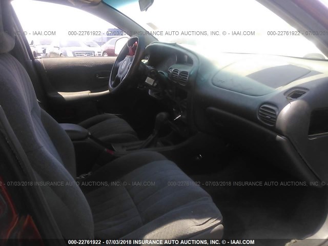 1G2WK52J41F205217 - 2001 PONTIAC GRAND PRIX SE მუქწითელი ფოტო 5