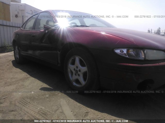 1G2WK52J41F205217 - 2001 PONTIAC GRAND PRIX SE მუქწითელი ფოტო 6