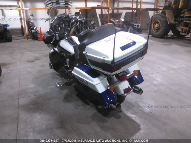 1HD1FC4137Y693177 - 2007 HARLEY-DAVIDSON FLHTCUI WHITE photo 3