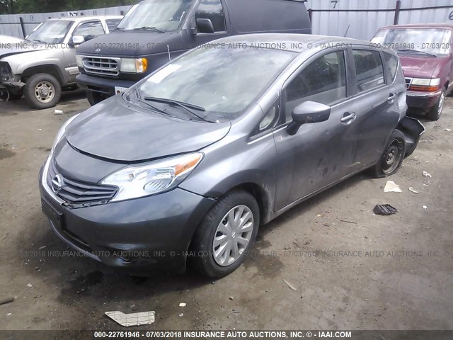 3N1CE2CP6GL368136 - 2016 NISSAN VERSA NOTE S/S PLUS/SV/SL/SR GRAY photo 2