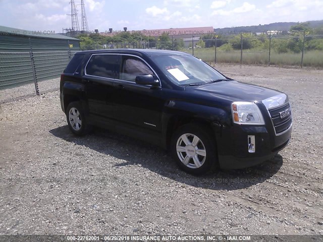 2GKALMEK6E6180164 - 2014 GMC TERRAIN SLE BLACK photo 1