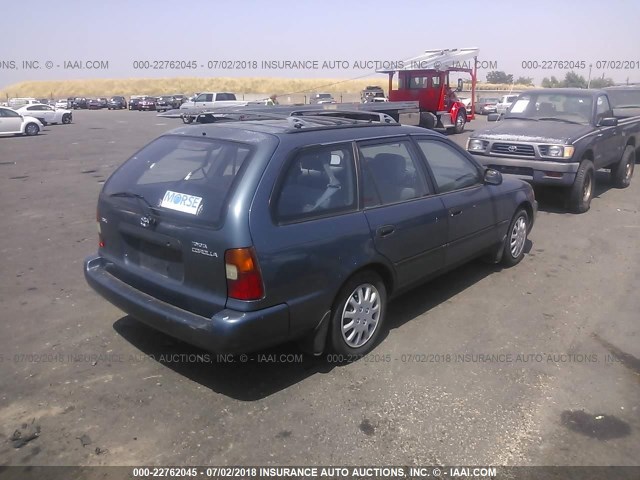 JT2AE09V9R0047683 - 1994 TOYOTA COROLLA DX BLUE photo 4