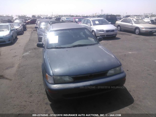 JT2AE09V9R0047683 - 1994 TOYOTA COROLLA DX BLUE photo 6