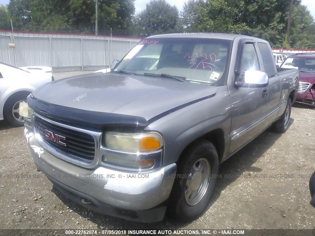 2GTEC19T4Y1180499 - 2000 GMC NEW SIERRA C1500 BEIGE photo 2