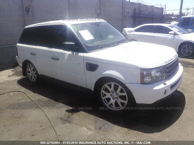 SALSK25429A209847 - 2009 LAND ROVER RANGE ROVER SPORT HSE WHITE photo 1