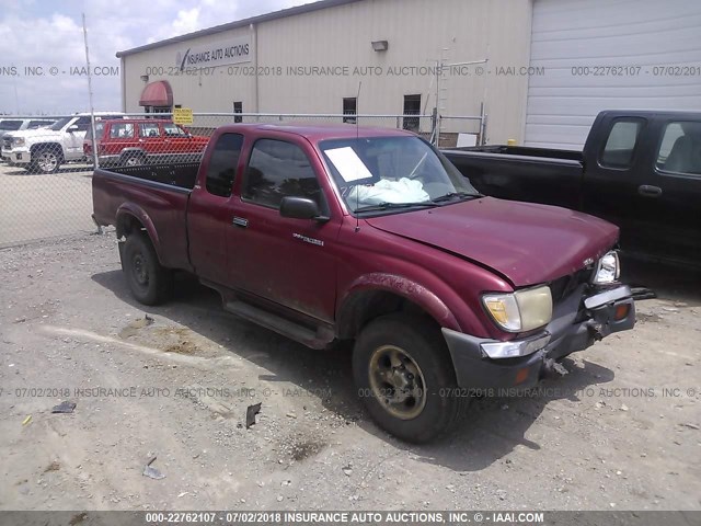 4TASM92N8XZ537923 - 1999 TOYOTA TACOMA XTRACAB PRERUNNER წითელი ფოტო 1