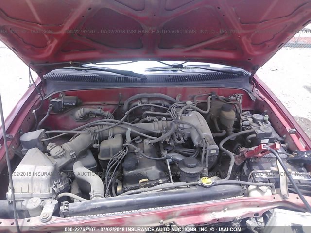 4TASM92N8XZ537923 - 1999 TOYOTA TACOMA XTRACAB PRERUNNER წითელი ფოტო 10