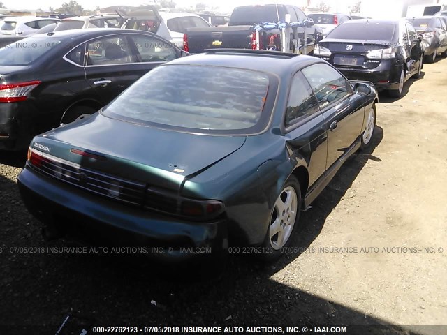 JN1AS44D5WW106133 - 1998 NISSAN 240SX LE/SE GREEN photo 4