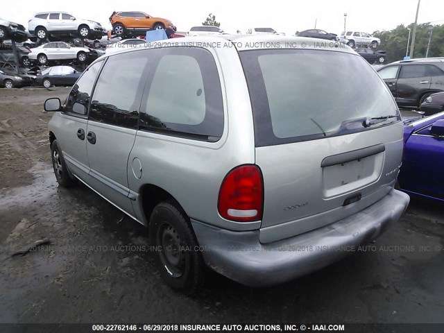 2B4FP25BXYR880201 - 2000 DODGE CARAVAN SILVER photo 3