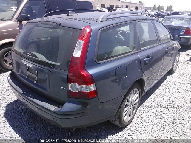 YV1MW682X62227888 - 2006 VOLVO V50 T5 BLUE photo 4