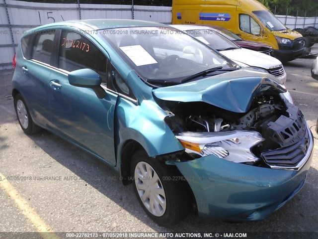 3N1CE2CP7FL391519 - 2015 NISSAN VERSA NOTE S/S PLUS/SV/SL/SR BLUE photo 1