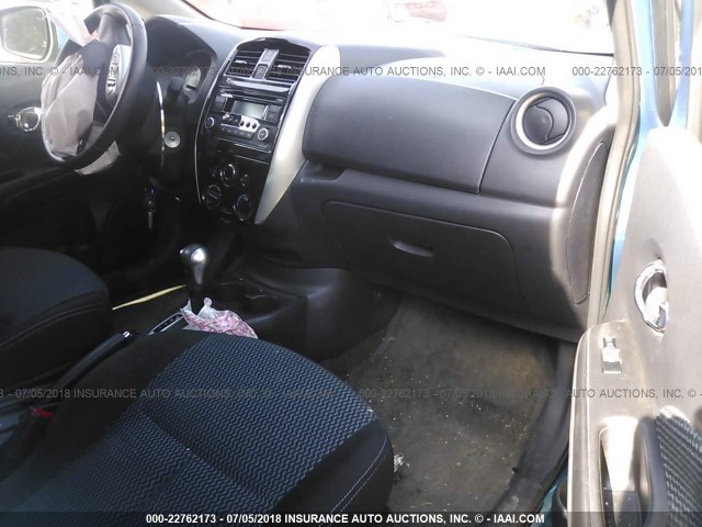 3N1CE2CP7FL391519 - 2015 NISSAN VERSA NOTE S/S PLUS/SV/SL/SR BLUE photo 5