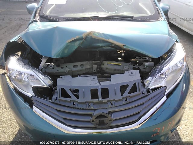 3N1CE2CP7FL391519 - 2015 NISSAN VERSA NOTE S/S PLUS/SV/SL/SR BLUE photo 6
