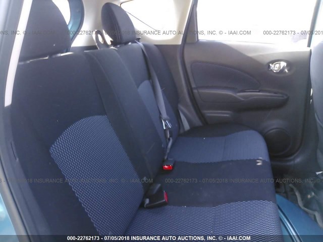 3N1CE2CP7FL391519 - 2015 NISSAN VERSA NOTE S/S PLUS/SV/SL/SR BLUE photo 8