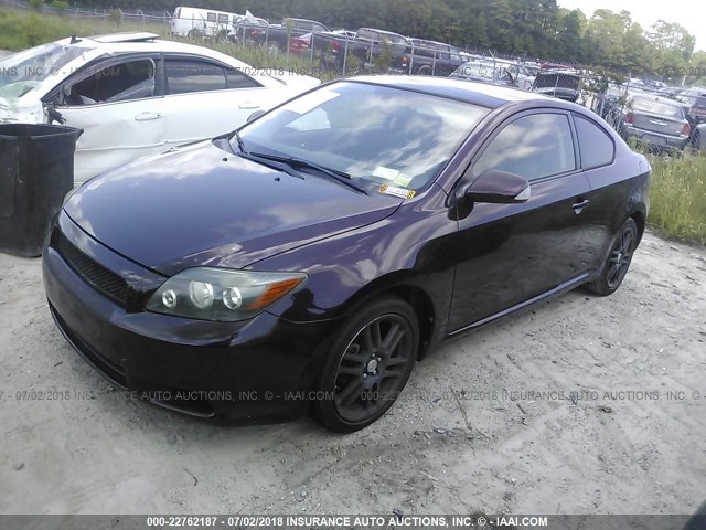 JTKDE167780252815 - 2008 TOYOTA SCION TC 紫色 照片 2