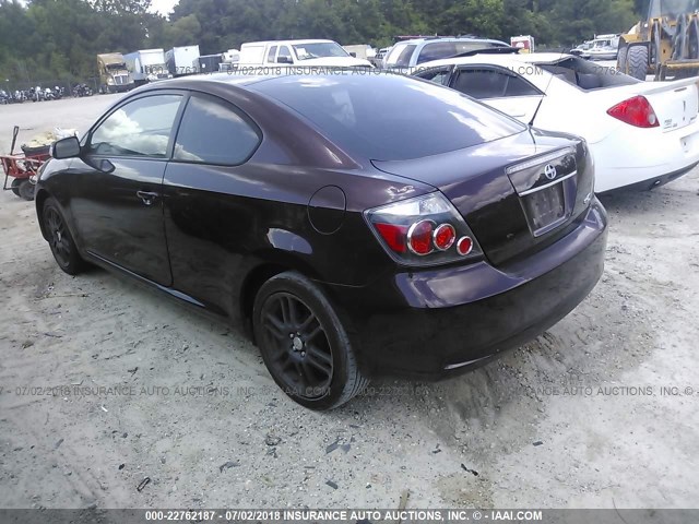 JTKDE167780252815 - 2008 TOYOTA SCION TC PURPLE photo 3