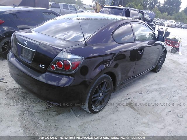 JTKDE167780252815 - 2008 TOYOTA SCION TC 紫色 照片 4