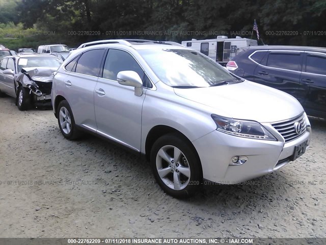 2T2BK1BA1FC327547 - 2015 LEXUS RX 350/BASE/F SPORT SILVER photo 1