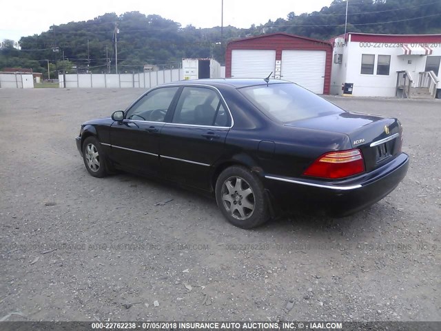 JH4KA96542C016358 - 2002 ACURA 3.5RL BLACK photo 3